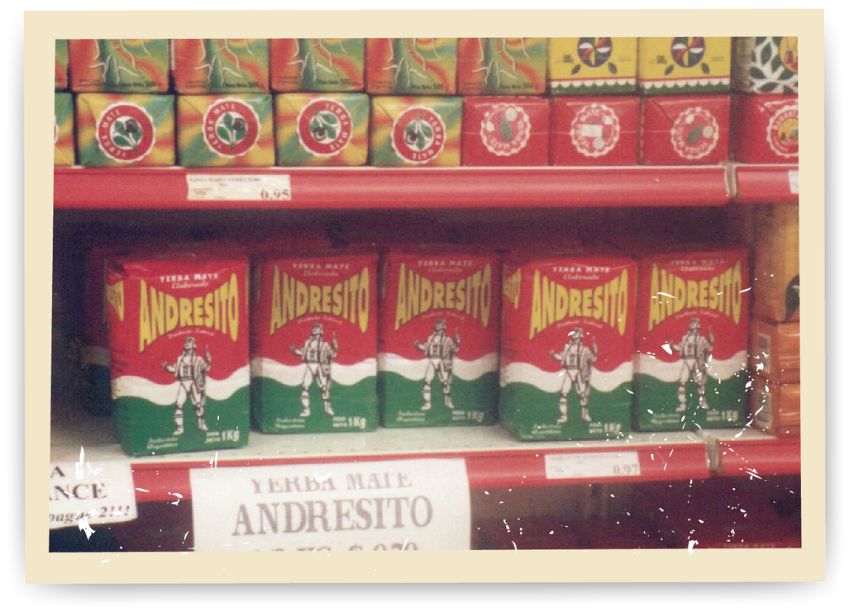 postal historia producto yerba mate